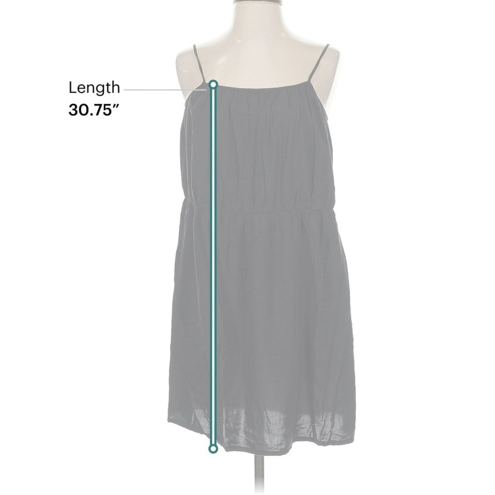 Brochu Walker Black Slip Dress S 100% Viscose Silk Lined Midi Adjustable - Picture 7 of 10
